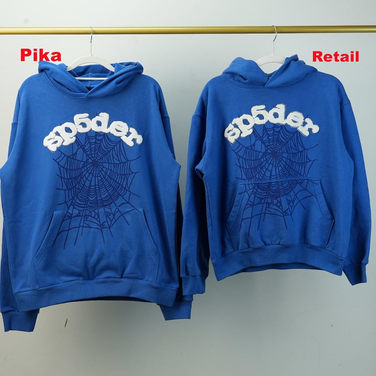 Sp5der Websuit Hoodie Blue - 25