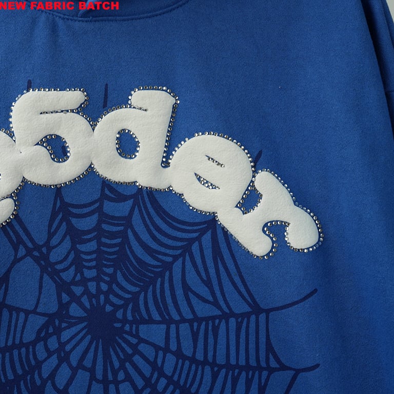Sp5der Websuit Hoodie Blue - 4