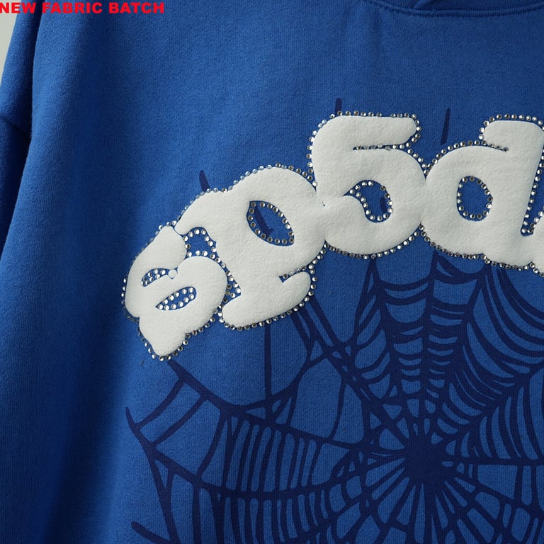 Sp5der Websuit Hoodie Blue - 5