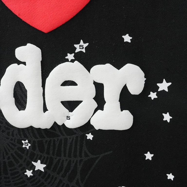 Sp5der IHeart SP5 Souvenir Hoodie Black - 16