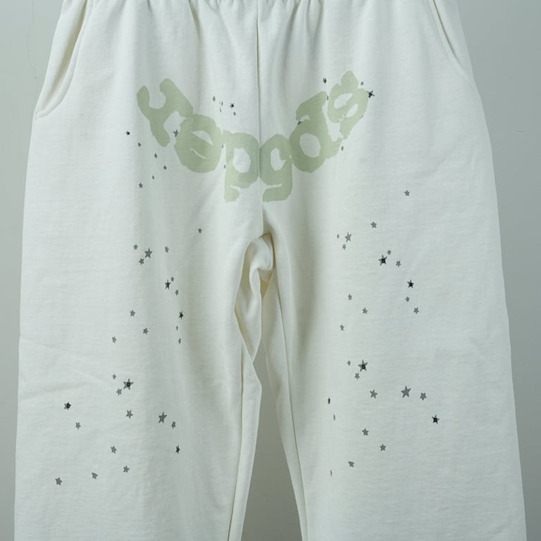 Sp5der Adult Sweatpants Egg Shell - 16