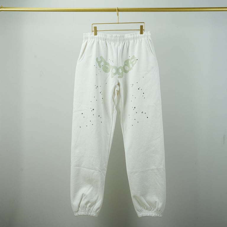 Sp5der Adult Sweatpants Egg Shell - 18