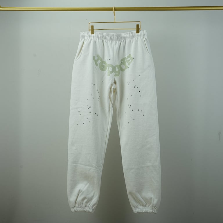 Sp5der Adult Sweatpants Egg Shell - 19