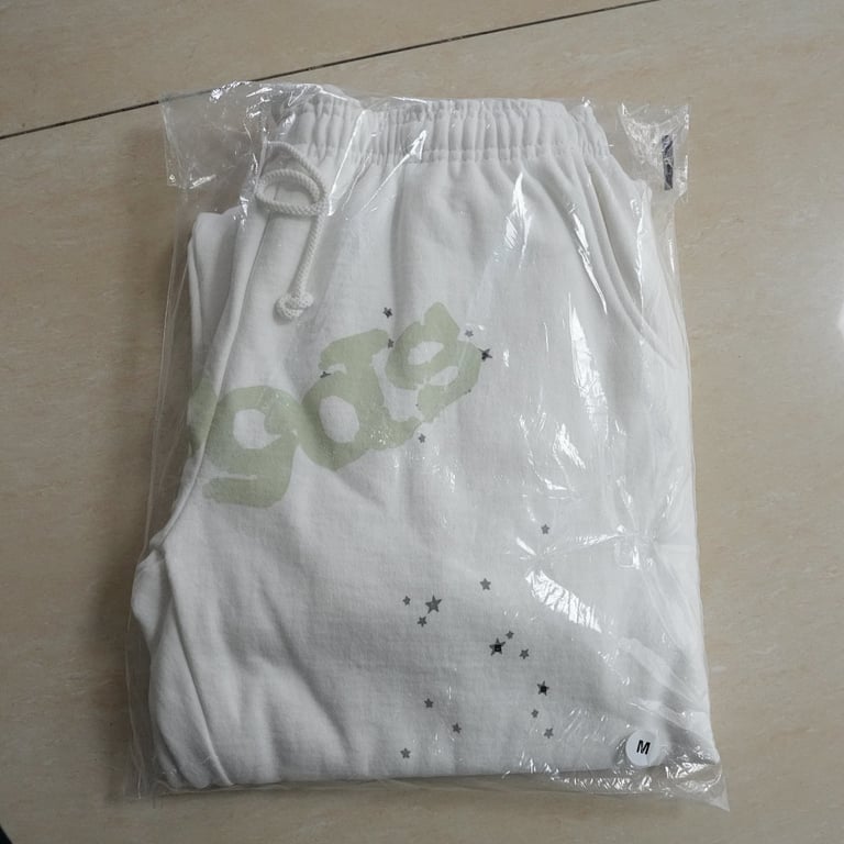 Sp5der Adult Sweatpants Egg Shell - 20