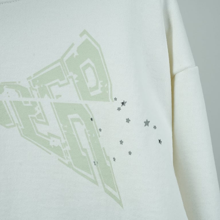 Sp5der Motocross Hoodie Egg Shell - 16