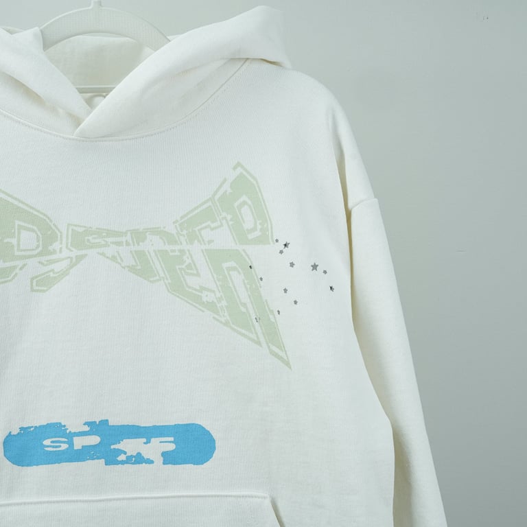 Sp5der Motocross Hoodie Egg Shell - 21