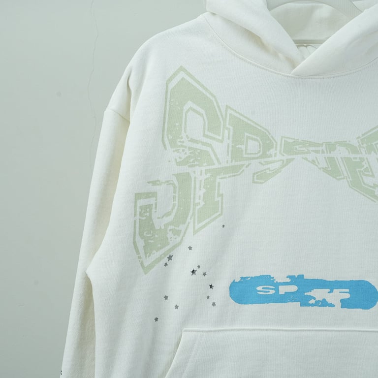 Sp5der Motocross Hoodie Egg Shell - 22