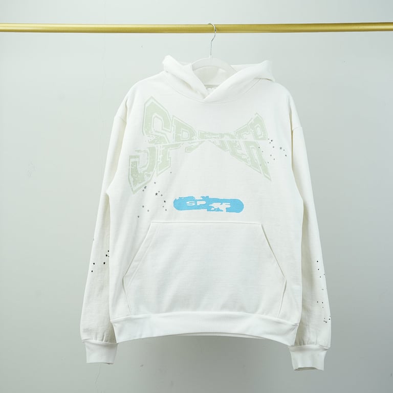 Sp5der Motocross Hoodie Egg Shell - 23