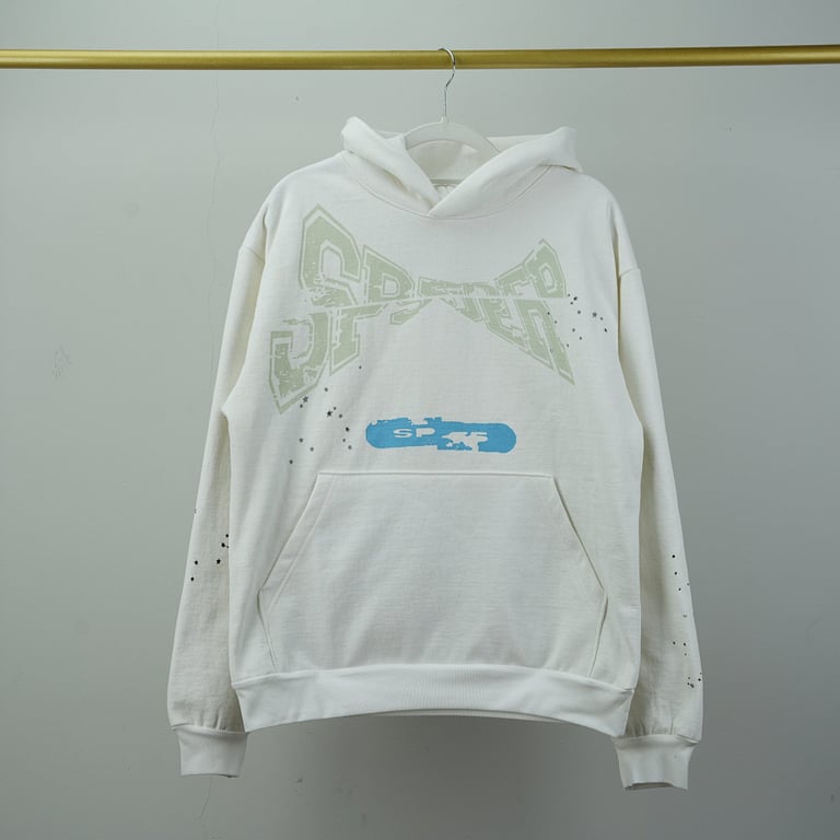 Sp5der Motocross Hoodie Egg Shell - 24