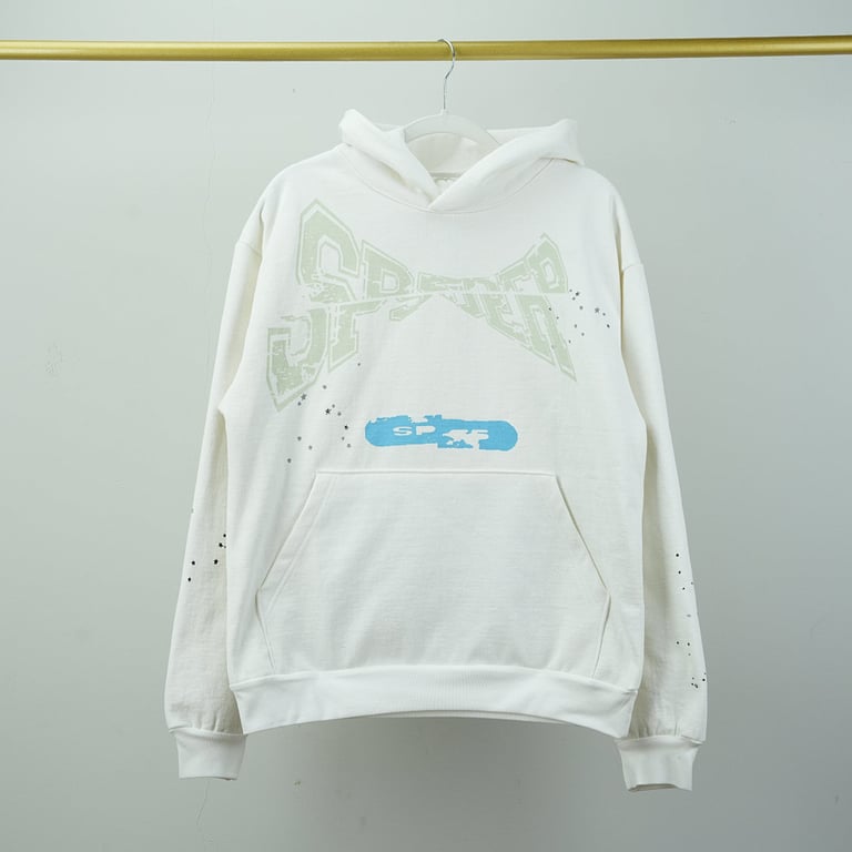 Sp5der Motocross Hoodie Egg Shell - 25