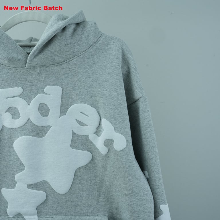 Sp5der Beluga Hoodie Heather Grey - 16