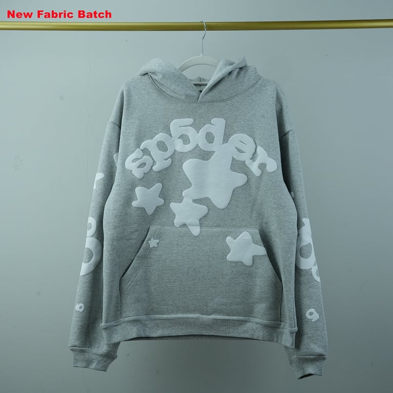 Sp5der Beluga Hoodie Heather Grey - 3