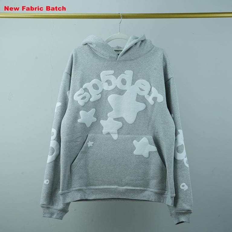 Sp5der Beluga Hoodie Heather Grey - 4
