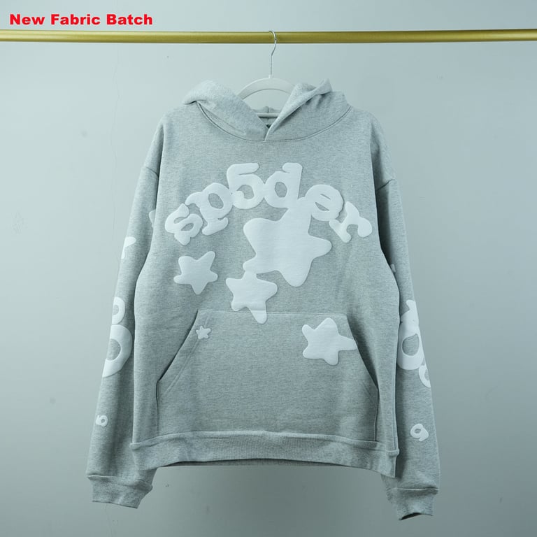 Sp5der Beluga Hoodie Heather Grey - 5