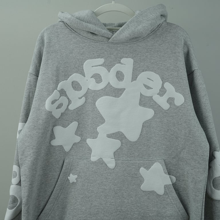 Sp5der Beluga Hoodie Heather Grey - 44