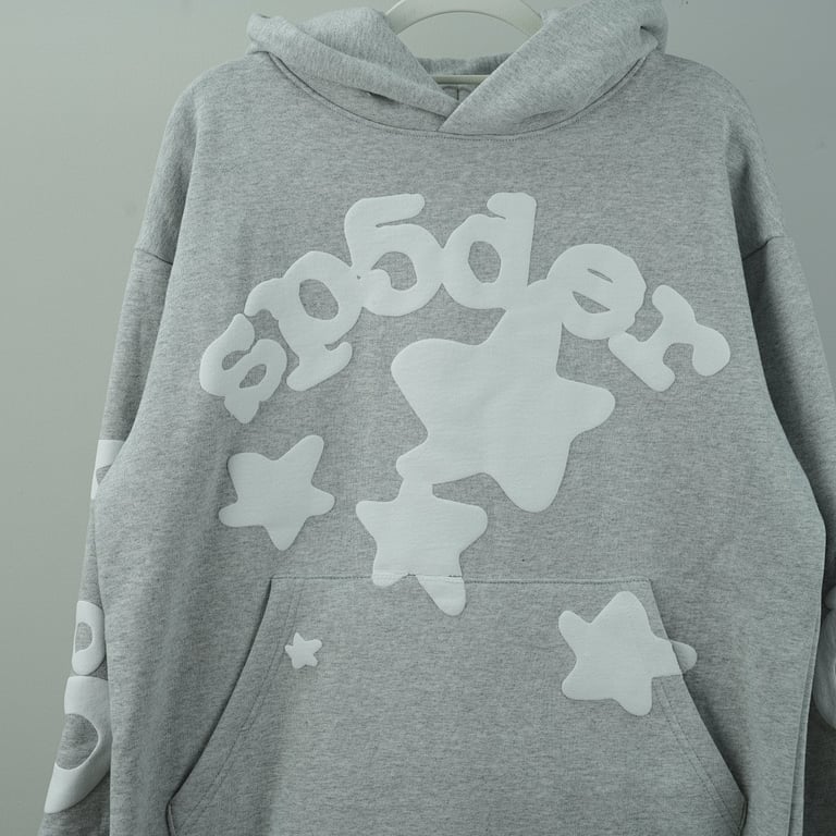 Sp5der Beluga Hoodie Heather Grey - 45