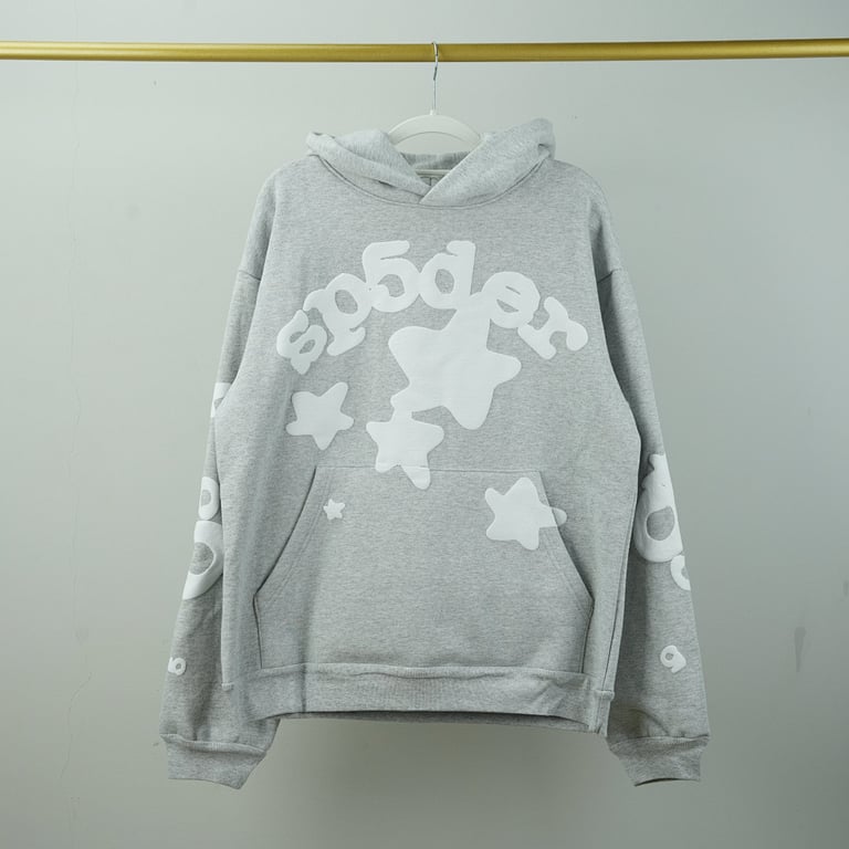 Sp5der Beluga Hoodie Heather Grey - 46