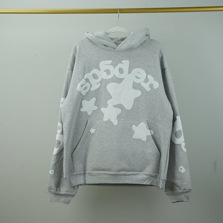 Sp5der Beluga Hoodie Heather Grey - 47