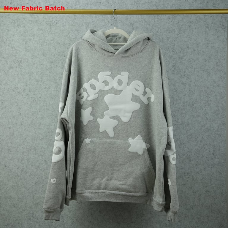 Sp5der Beluga Hoodie Heather Grey - 6
