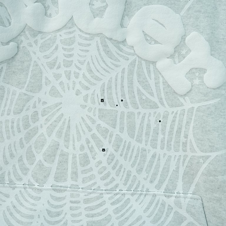 Sp5der OG Web Hoodie Heather Grey - 9