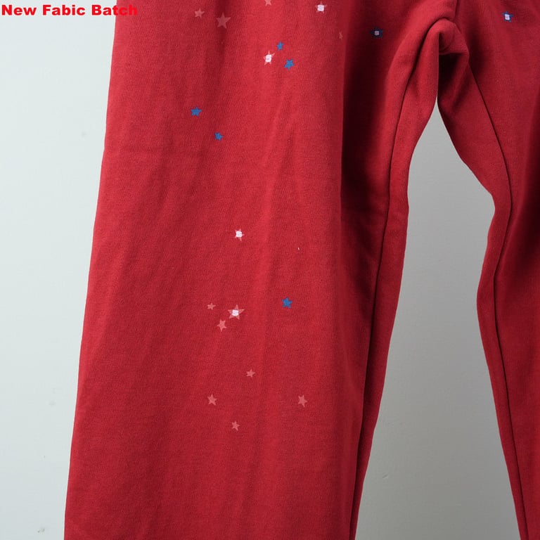 Sp5der Worldwide Red Angel Number 555 Sweatpants - 13