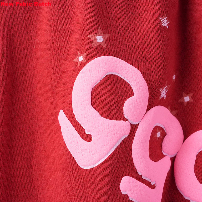 Sp5der Worldwide Red Angel Number 555 Sweatpants - 5