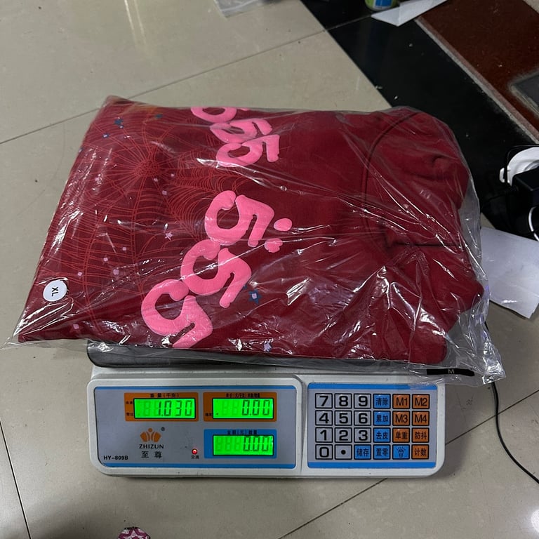 Sp5der Worldwide Red Angel Number 555 Hoodie - 2