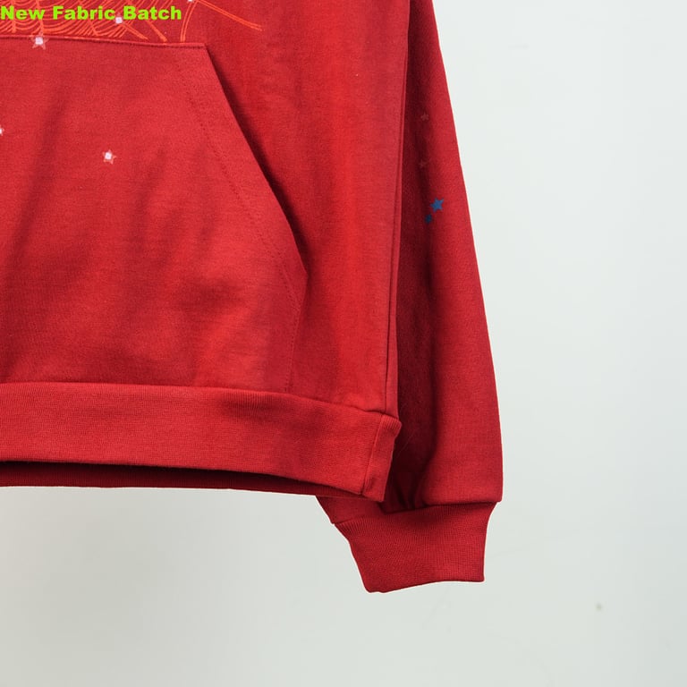 Sp5der Worldwide Red Angel Number 555 Hoodie - 14