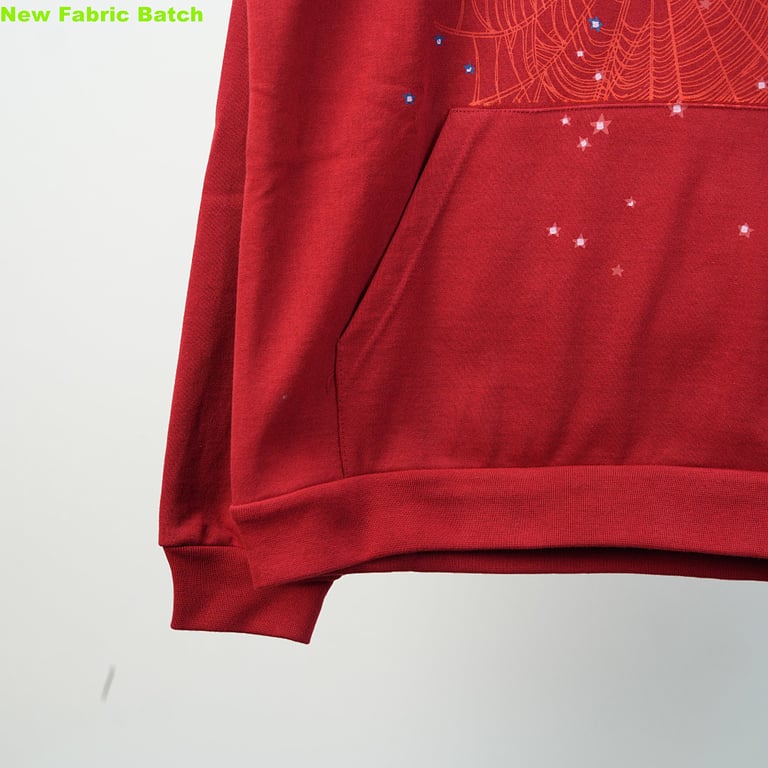 Sp5der Worldwide Red Angel Number 555 Hoodie - 15