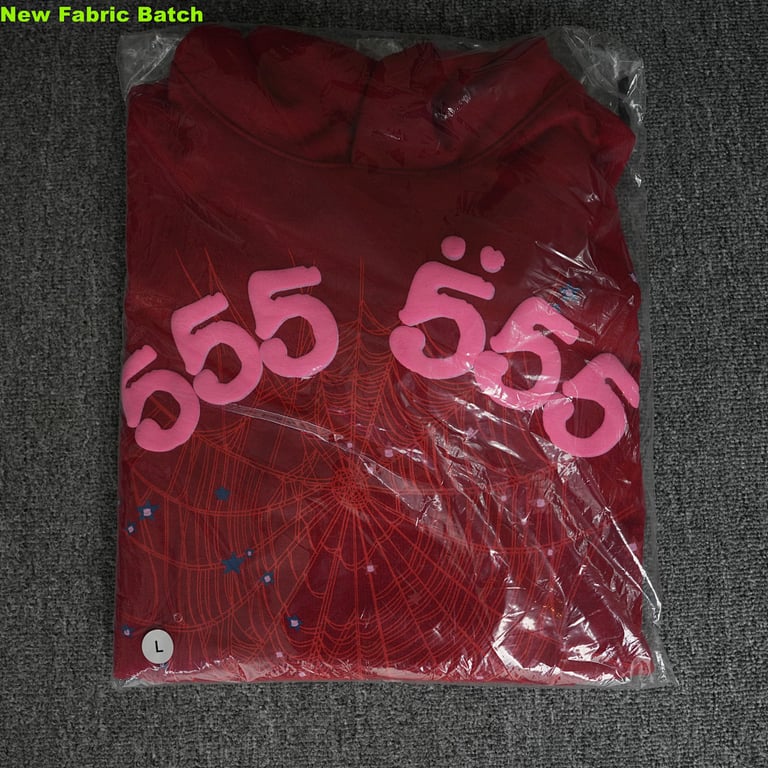 Sp5der Worldwide Red Angel Number 555 Hoodie - 16