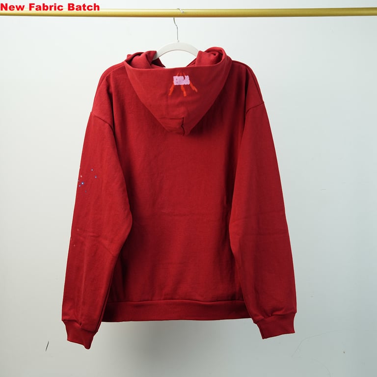 Sp5der Worldwide Red Angel Number 555 Hoodie - 6