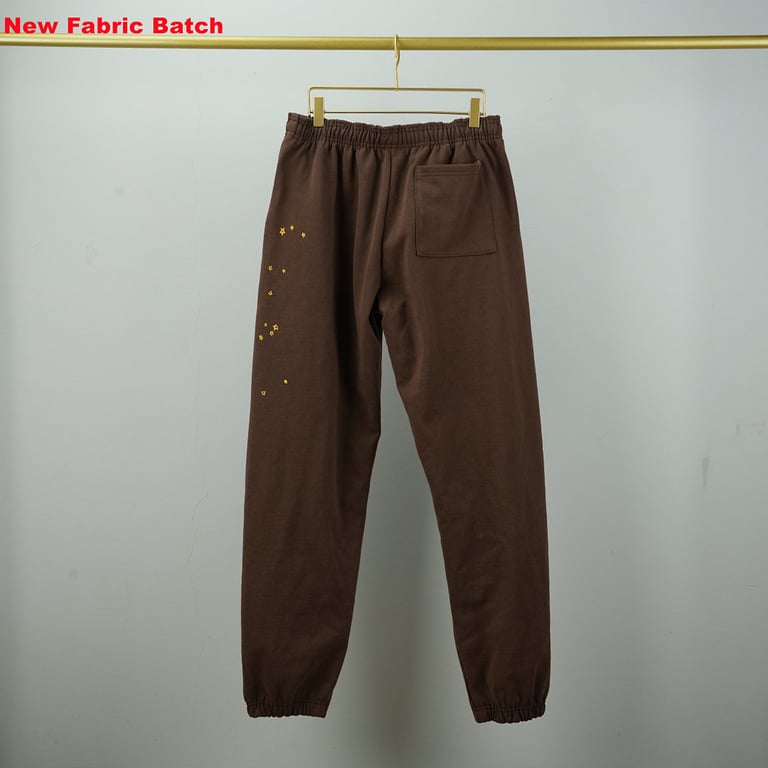 Sp5der Angel Number Sweatpants Brown - 11