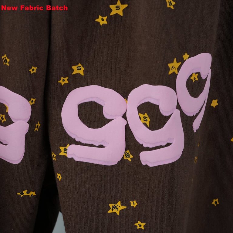 Sp5der Angel Number Sweatpants Brown - 13