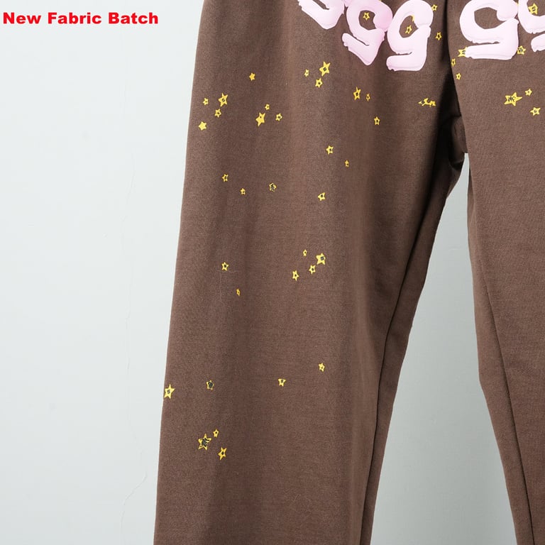 Sp5der Angel Number Sweatpants Brown - 18