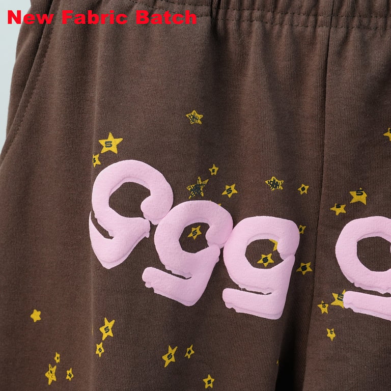 Sp5der Angel Number Sweatpants Brown - 28