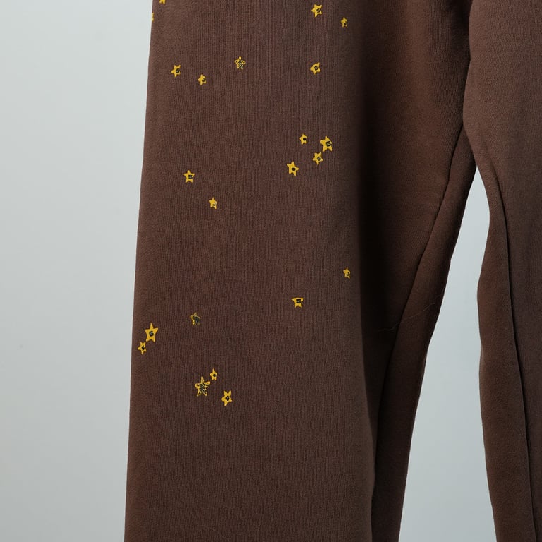 Sp5der Angel Number Sweatpants Brown - 34