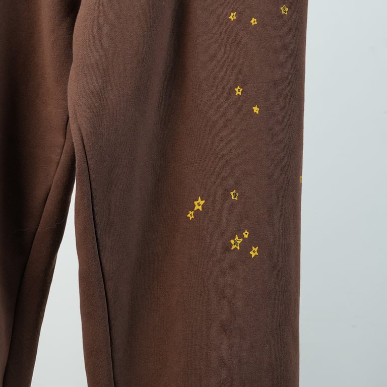 Sp5der Angel Number Sweatpants Brown - 35