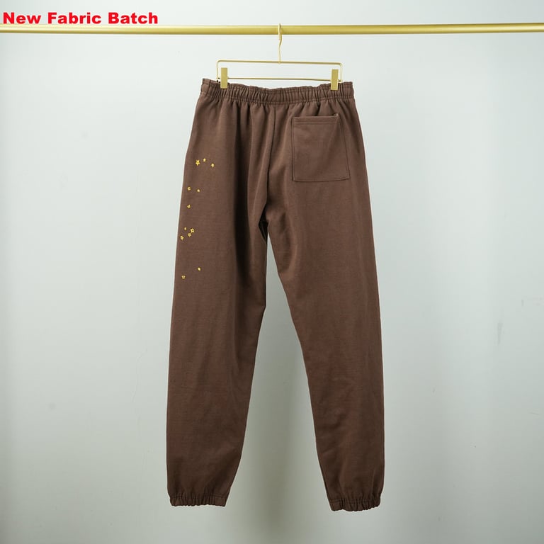Sp5der Angel Number Sweatpants Brown - 9