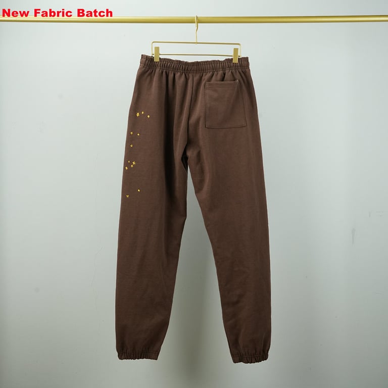 Sp5der Angel Number Sweatpants Brown - 10