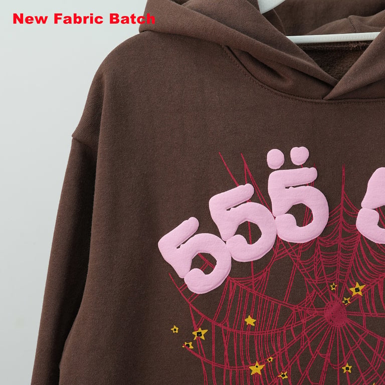 Sp5der Angel Number Hoodie Brown - 30