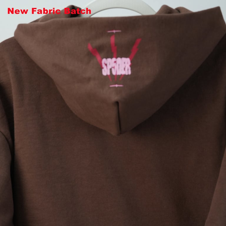 Sp5der Angel Number Hoodie Brown - 40