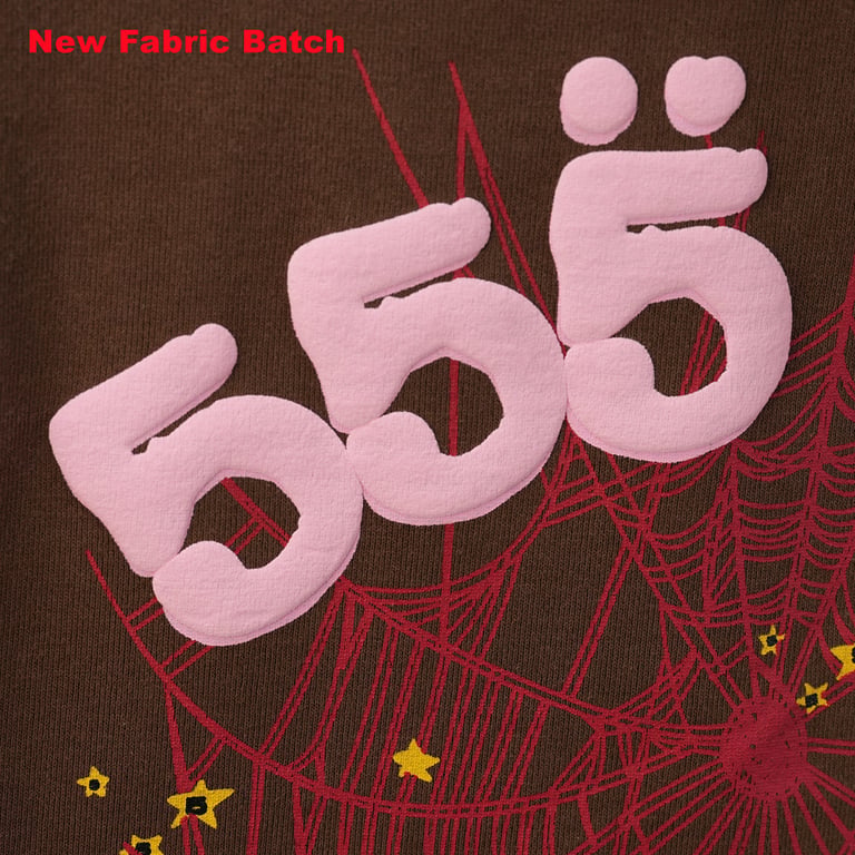 Sp5der Angel Number Hoodie Brown - 43