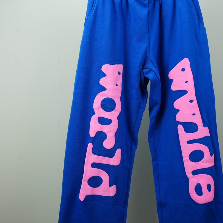 Sp5der Beluga Sweatpant Blue - 19