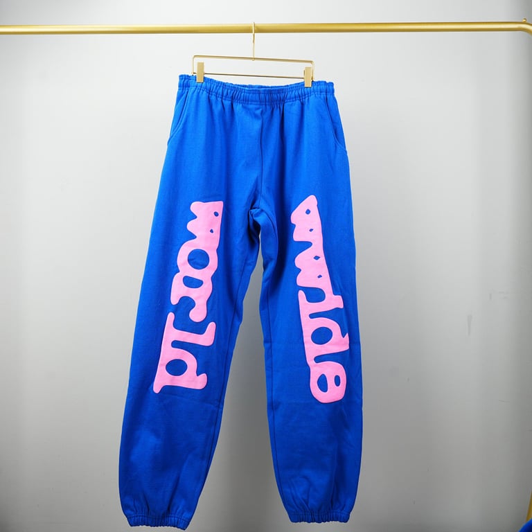 Sp5der Beluga Sweatpant Blue - 3