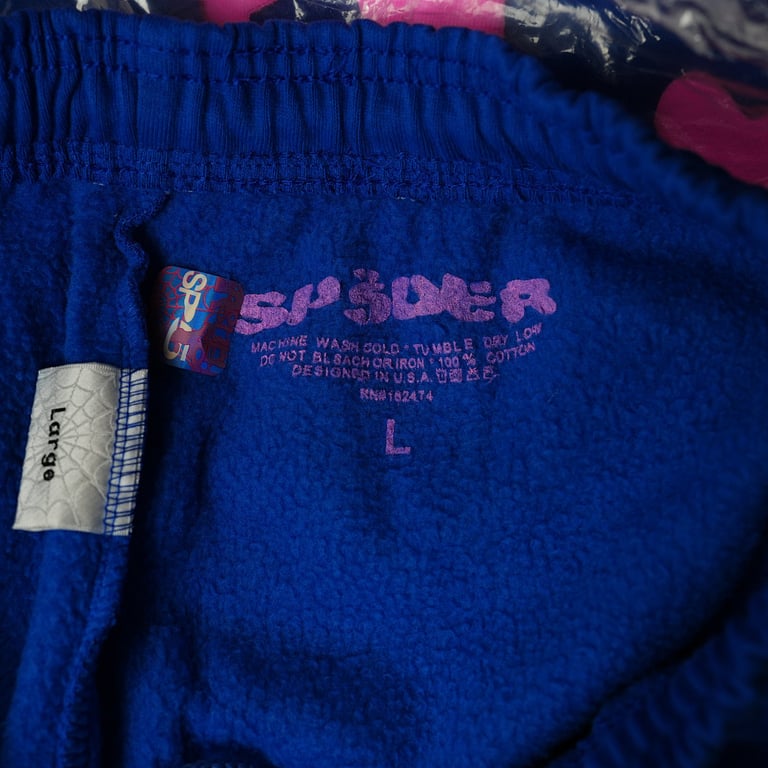 Sp5der Beluga Sweatpant Blue - 7