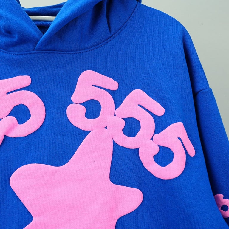 Sp5der Beluga Hoodie Blue - 10