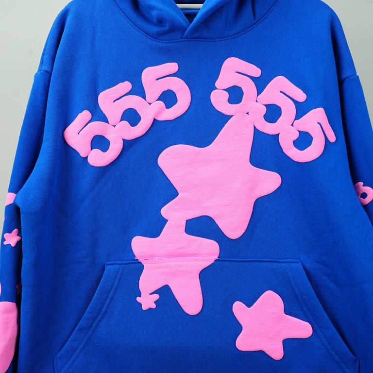 Sp5der Beluga Hoodie Blue - 12