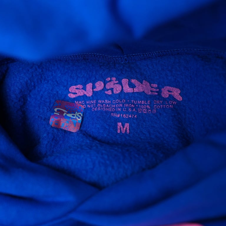 Sp5der Beluga Hoodie Blue - 15