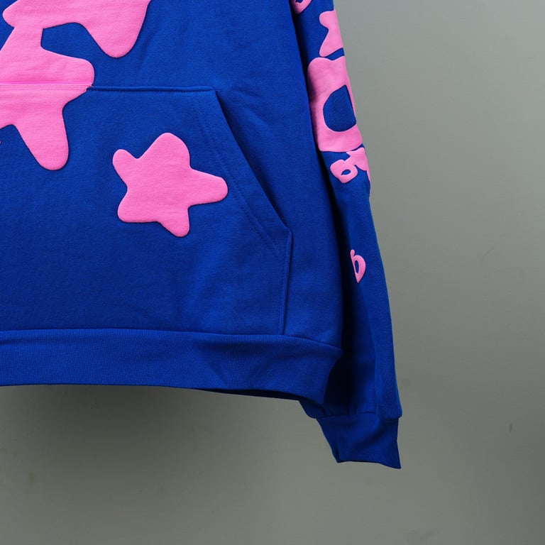 Sp5der Beluga Hoodie Blue - 6