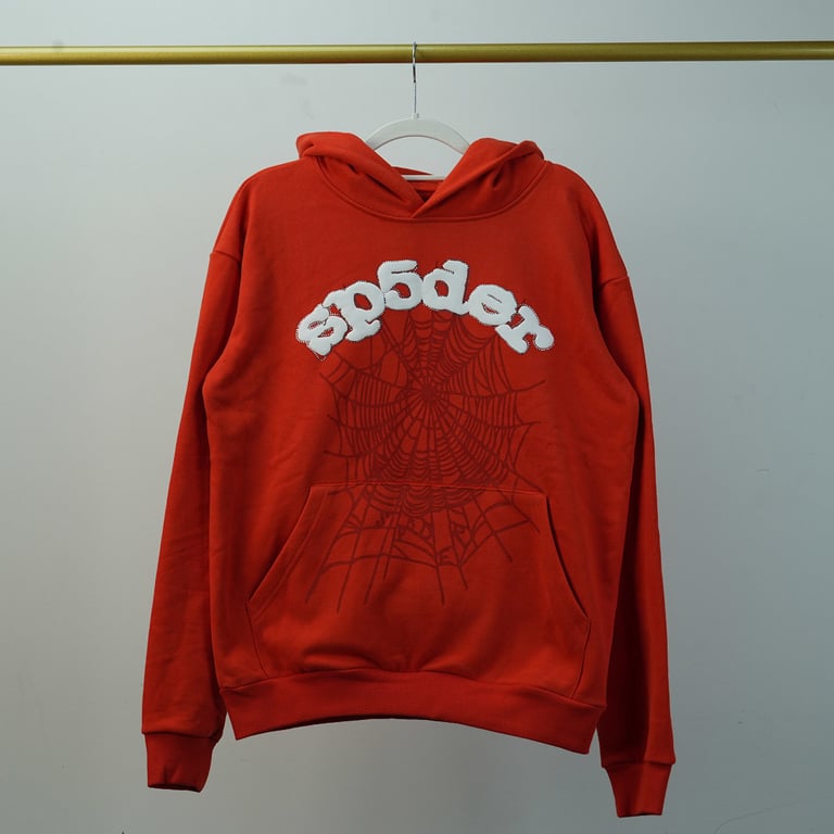 Sp5der Websuit Hoodie Orange - 12